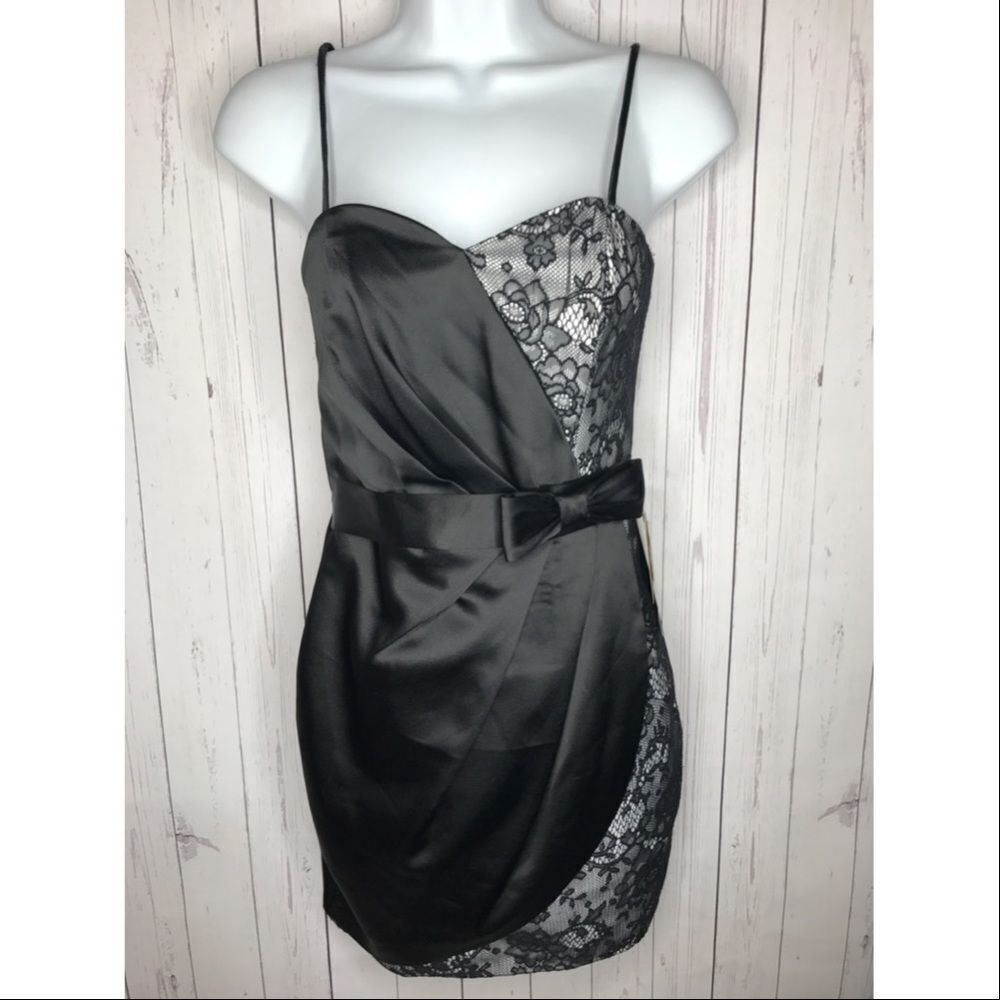 Jessica McClintock Juniors Sz 3 Black Formal Dress